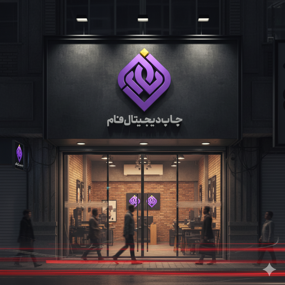 طراحی لوگو و هویت بصری چاپ دیجیتال فام